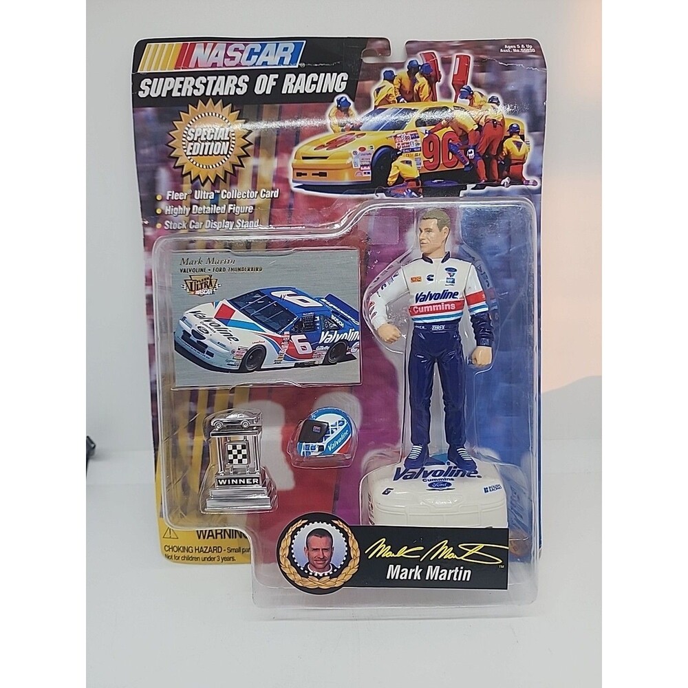 NASCAR SUPERSTARS OF RACING SPECIAL EDIT. 1997 MARK MARTIN ACTION FIGURE